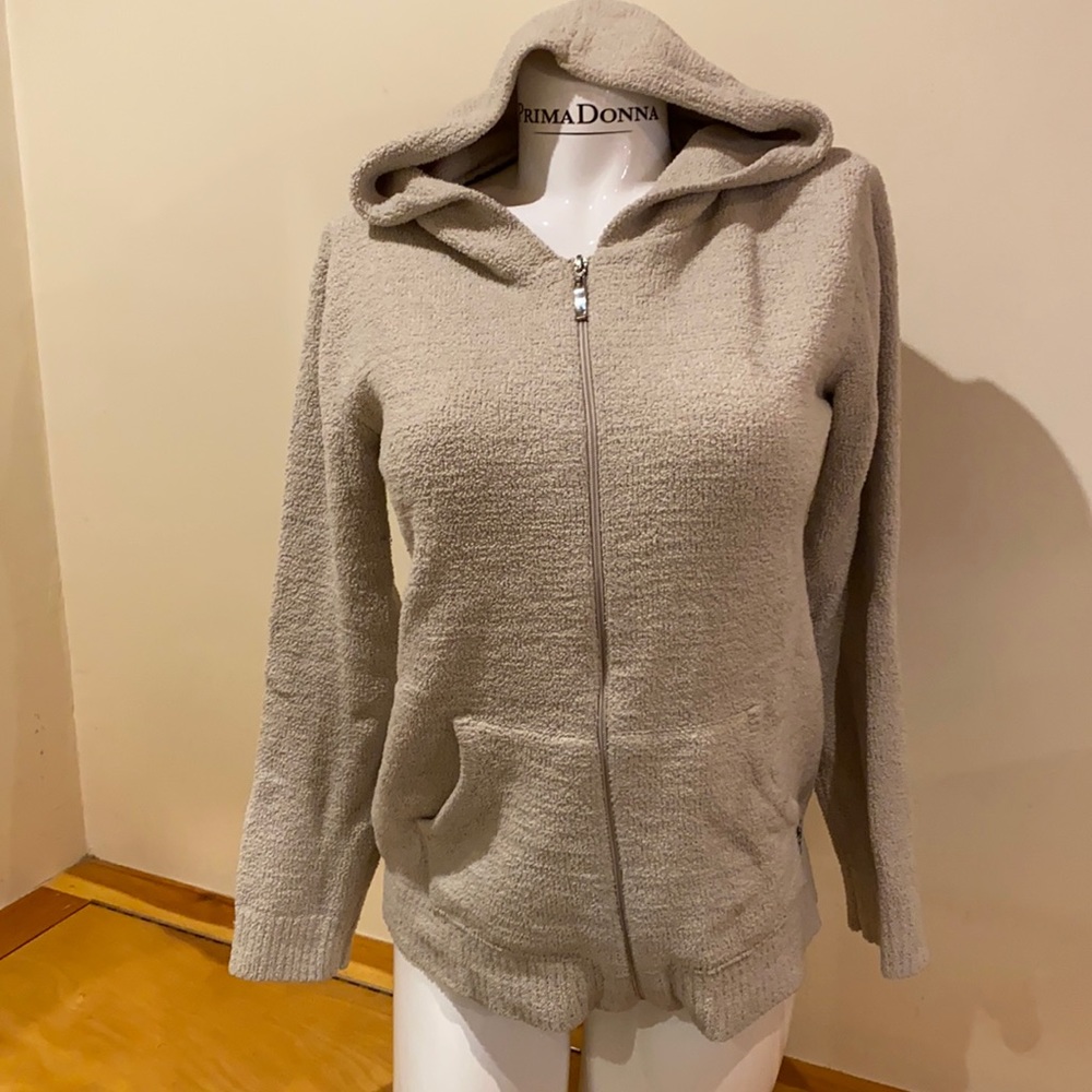 Kashwere Front zip hoodie with pockets